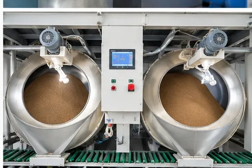 Pellet machine production line photograph